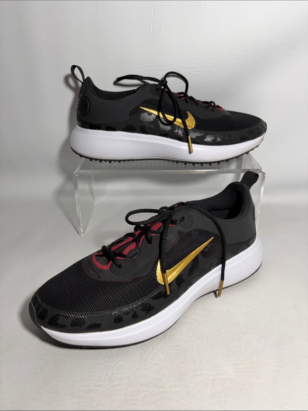 Nike Ace Summerlite Spikeless Golf Shoes DA4117-001 Size 8.5 or 40 Black Lace-Up